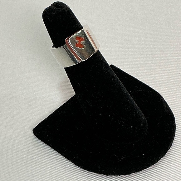 Hermès Candy H Silver Orange Ring 925 Hermes Size 5
